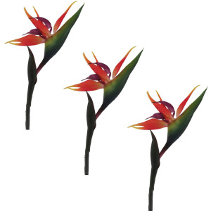 Creativ green Kunstbloem Strelitzia (3 stuks)