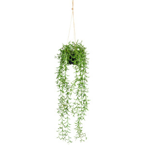 Creativ green Kunstplant Nerifolia-hanger in hangpot van kunststof (1 stuk)