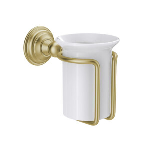 Crosswater Belgravia Bekerhouder - Brushed Brass (goud) BL003F
