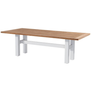 Hartman Tuintafel Yasmani Teak White 240 x 100 cm