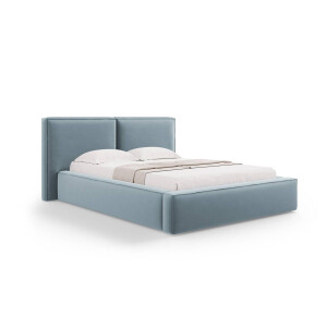 Bedframe Jodie met opbergruimte velvet 140 x 200 cm | Micadoni