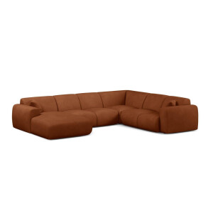 Modulaire hoekbank Molino rechts chenille | Micadoni Home