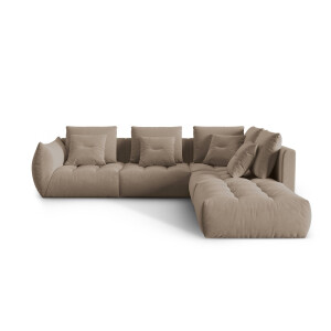 Hoekbank Bloom rechts 4-zits velvet | Micadoni