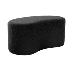 Poef Ada Wave bouclé | LEITMOTIV