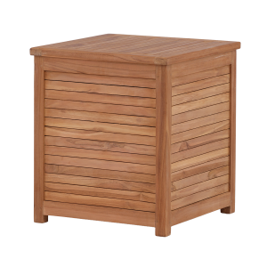 Dave teakhouten opbergkist naturel - 53 x 60 cm