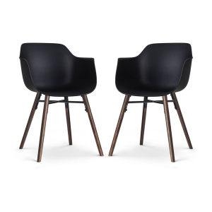 Set van 2 eetkamerstoelen Nena-Puk | Nolon