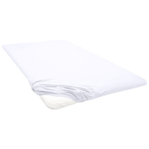 Biberna Jersey hoeslaken (Wit, 180-200 x 200 cm)