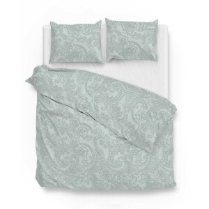 Dekbedovertrek Katoen Paisley Di Lino Mint Green Patroon 200x200 Cm Zo!Home - Dekbed-Discounter.nl