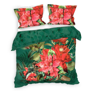 Dekbedovertrek Katoen Satijn Castor Bloemen 260x200 Cm Anti Allergie Heckett Lane - Dekbed-Discounter.nl