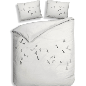 Dekbedovertrek Katoen-Satijn - Double Face - Esma - Tweepersoons (200x200 Cm) - Meerkleurig Katoen-satijn - Dieren - Heckett Lane - Dekbed-Discounter.nl