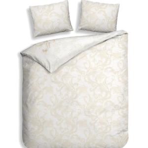 Dekbedovertrek Katoen-Satijn - Double Face - Lauren - Tweepersoons (200x200 Cm) - Off-white Katoen-satijn - - Heckett Lane - Dekbed-Discounter.nl