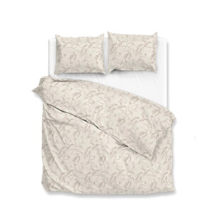 Dekbedovertrek Katoen-Satijn - Flori Di Satinado - Off White - Lits-Jumeaux (240x220 Cm) - Off-white Katoen-satijn - Effen - Zo!Home - Dekbed-Discounter.nl