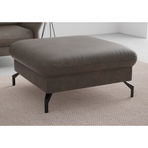 sit&more Hocker Fashion met binnenvering, met hoogwaardige, zwarte metalen poten