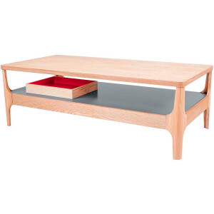 Kayoom Salontafel Koffietafel Addison, salontafel, open, opvallend ontwerp Bijzonder ontwerp, tafelpoten van massief hout, van stevig materiaal (1 stuk)