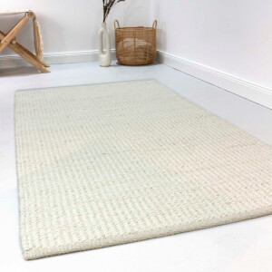 Esprit Wollen kleed Gobi ESP-711 duurzaam vloerkleed van natuurmateriaal, van jute en wol, met de hand geweven