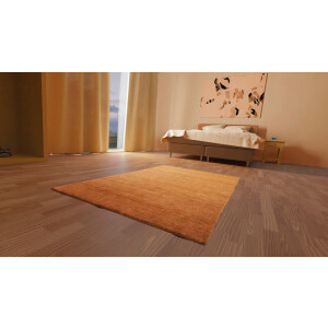morgenland Wollen kleed Uni - Gabbeh tapijt - Softy Gabbeh look, uni kleuren, 100% wol, zeer zachte pool, woonkamer