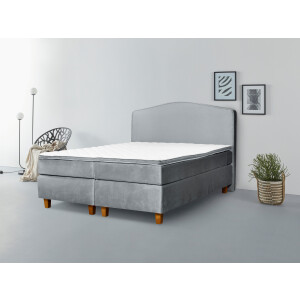 INOSIGN Boxspring Jalma Poten van massief berkenhout, incl. topmatras