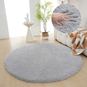 my home Hoogpolig vloerkleed Microvezeltapijt Magong, bijzonder zacht, zeer fijne pool unikleur, zachte vloerkleden, woonkamer, slaapkamer, kinderkamer
