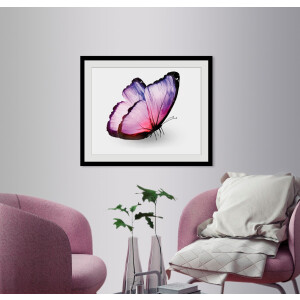 queence Wanddecoratie Alex HD premium posterdruk incl. houten lijst (1 stuk)