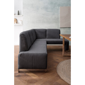 exxpo - sofa fashion Hoekbank Intenso, veel bekledingsstoffen Cord, leer, structuur 244/157 cm (B/D)