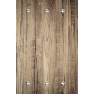 queence Kapstok Hout-look met 6 haken, 80 x 120 cm