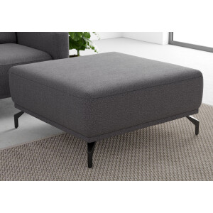 sit&more Hocker Bailando met binnenvering en zwarte, matte metalen poten