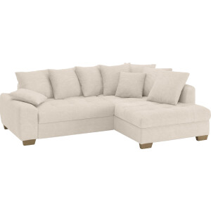 Mr. Couch Hoekbank Nikita II, L-vorm, tot 140kg per zitplaats belastbaar met koudschuim bekleding, optioneel met bed en bedlade