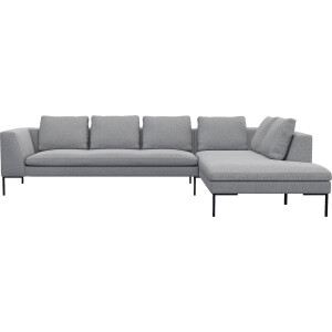 FLEXLUX Hoekbank Loano, super comfortabel zitcomfort door koudschuim in de zitting, L-vorm