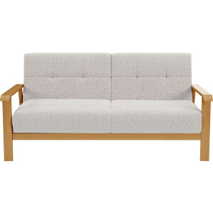 sit&more 2,5-zitsbank Billund Armleuningen van eikenkleurig beukenhout, verschillende bekledingen en kleuren