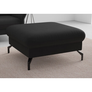 sit&more Hocker Fashion met binnenvering, met hoogwaardige, zwarte metalen poten