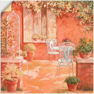 Artland Artprint Tuin als artprint op linnen, muursticker in verschillende maten