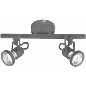 SPOT Light Plafondlamp Concreto Plafondlamp van beton en metaal voor de gang, woon- en eetruimte (1 stuk)