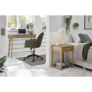 Paco Home Wollen kleed Kenitra 504 Platweefsel, zuivere wol, met de hand geweven, Scandi design, met franje