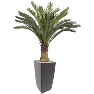 Creativ green Kunstpalm Cycaspalm in een plastic pot (1 stuk)