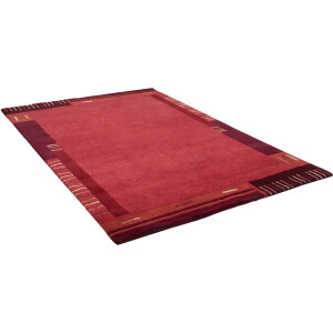 THEKO Wollen kleed Kailash 110 zuivere wol, met de hand geknoopt, met randdessin