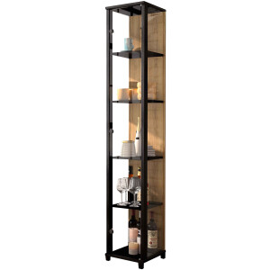 fif möbel Vitrinekast OPTIMA Standvitrine, vitrinekast, glazen vitrine, verzamelvitrine