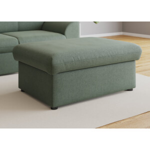 DOMO collection Hocker Topmatras met golfvering, op kunststof glijders