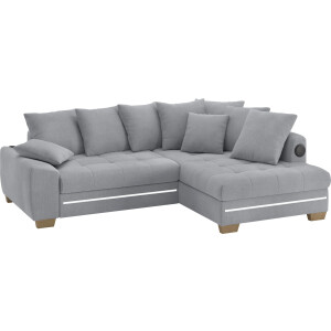 Mr. Couch Hoekbank Nikita II, L-vorm met koudschuim, rgb-led, geluidssysteem, optioneel met bed, bedlade
