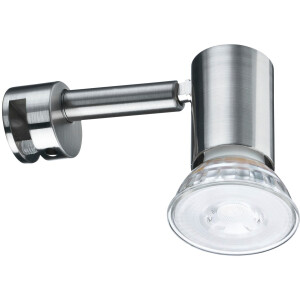 Paulmann Spiegellamp Galeria LED Simplo Geborsteld ijzer incl. Lichtbron 1x5,3W GU10 GU10, Galeria LED Simplo Ijzer geborsteld incl. lichtbron 1x5,3W GU9 (1 stuk)