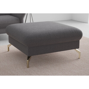 sit&more Hocker Fashion met binnenvering, met gesatineerde nikkel poten