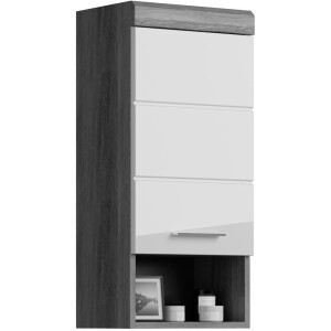 INOSIGN Hangkast Siena, breedte 37 cm, 1 deur, 1 open vak, 1 legplank, MDF-front in verschillende kleuren verkrijgbaar, badkamermeubels, badkamerkast, kast, badkamer (1 stuk)