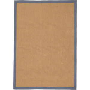 carpetfine Sisalkleed Sisal met gekleurd randdessin, antislip achterzijde