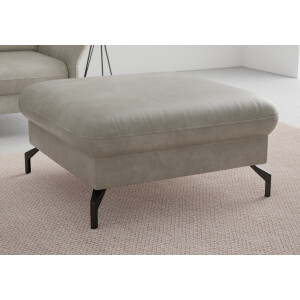 sit&more Hocker Fashion met binnenvering, met hoogwaardige, zwarte metalen poten