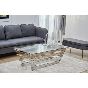 SalesFever Salontafel met designframe van roestvrij staal