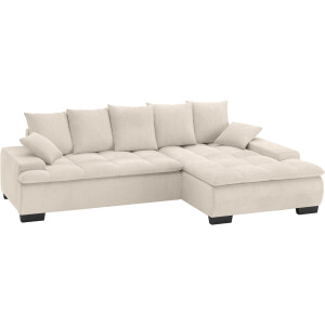 Mr. Couch Hoekbank Haiti II, L-vorm met koudschuim bekleding, optioneel met bed en bedlade