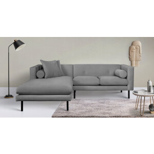 Guido Maria Kretschmer Home&Living Hoekbank Lillibeth L-vorm designbank, afmetingen B/D/H: 240/173/83 cm Sierkussen als tweezijdig te gebruiken kussen, in fluwelige look of cord
