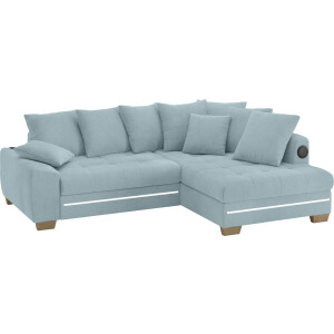 Mr. Couch Hoekbank Nikita II, L-vorm met koudschuim, rgb-led, geluidssysteem, optioneel met bed, bedlade