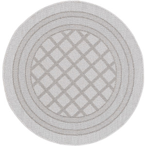 carpetfine Vloerkleed Boho 104 robust vlakweefsel, sisal look, uv-bestendig, buitenruimte