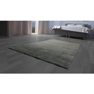 morgenland Wollen kleed Uni - Gabbeh tapijt - Softy Gabbeh look, uni kleuren, 100% wol, zeer zachte pool, woonkamer