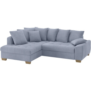 Mr. Couch Hoekbank Nikita II, L-vorm Keuze met bedfunctie, bedlade & RGB-LED-verlichting